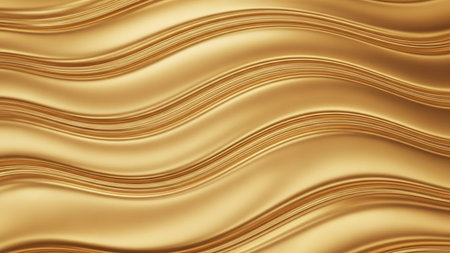 golden satin texture or background for design with copy space for text or imageの素材
