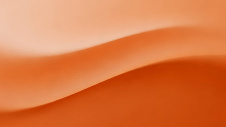abstract orange background with some smooth lines in it (see portfolio for more in this series)の素材