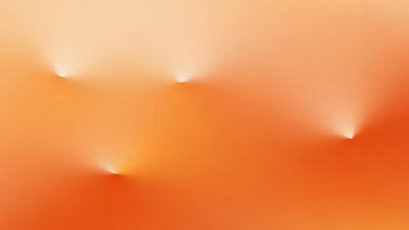 Abstract orange background with blur bokeh. Vector Illustration.の素材