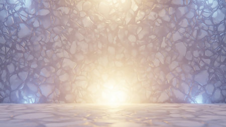 3d render, abstract backgroundle wall with light and shadowの素材