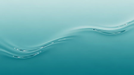 close up of  a water wave on white background with copy spaceの素材