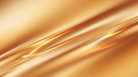 abstract gold background with some smooth lines in it (see portfolio for more in this series)の素材