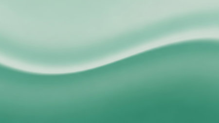 abstract green background with smooth lines in it and some folds in itの素材