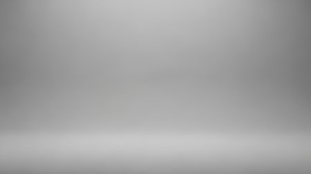 Seamless showing empty studio background with soft light keywords: studio, background, empty, gray, grey, gradient, lighting, soft, clean, minimal, simple, backdrop, photography,...の素材