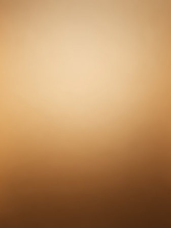 A soft, smooth gradient background that transitions seamlessly from a light, warm beige at the to a richer, darker brown at the bottom. The subtle color blend creates a clean and versatile...の素材