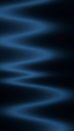 A dark blue background with subtle, smooth, wavy lines that create a sense of gentle motion and depth.の素材