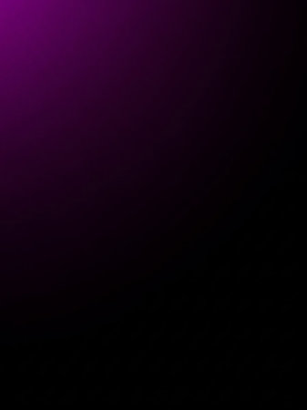 Color showing a deep gradient of rich dark purple fading into pure black across the entire frame creating a dramatic and mysterious abstract background with subtle...の素材