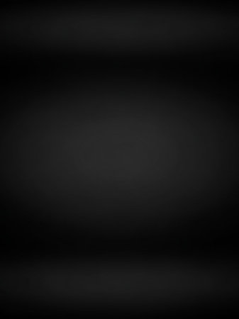 A dark, smooth gradient background with subtle light effects creating a sense of depth and a studio-like ambiance.の素材