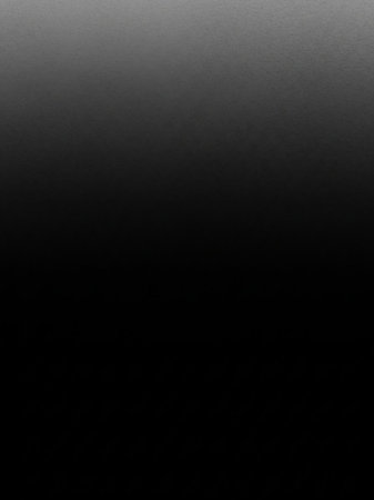 A smooth, dark gradient transitions from a light grey at the to a deep black at the bottom, creating a minimalist and subtle abstract background.の素材