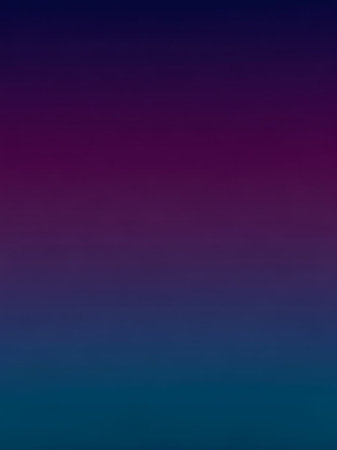 A smooth vertical gradient transitions from a deep purple at the to a dark blue and then a teal color at the bottom, creating a simple, abstract background.の素材