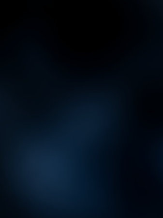 A dark, moody abstract background with soft, blurred deep navy blue and black tones creating a subtle, atmospheric texture.の素材