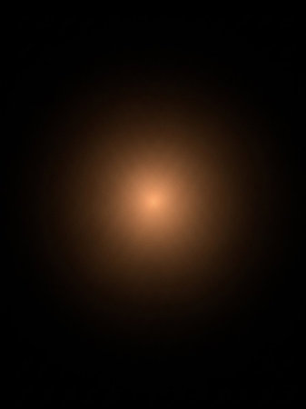 A soft, orange light source glows from the center of a dark background, with a gentle radial gradient and subtle diffused edges.の素材