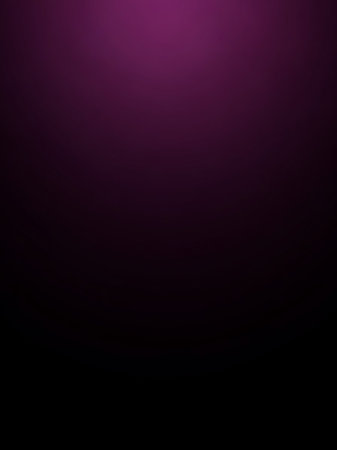 Simple showing smooth gradient background transitioning from deep black at the bottom to a rich vibrant purple at the creating an abstract and moody effect...の素材