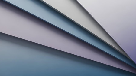 Backdrop showing soft gradient background with overlapping layers of pastel colors in shades of blue, purple, and gray keywords: gradient, background, pastel, soft,...の素材