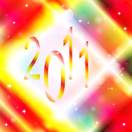 Colorful background 2011のイラスト素材