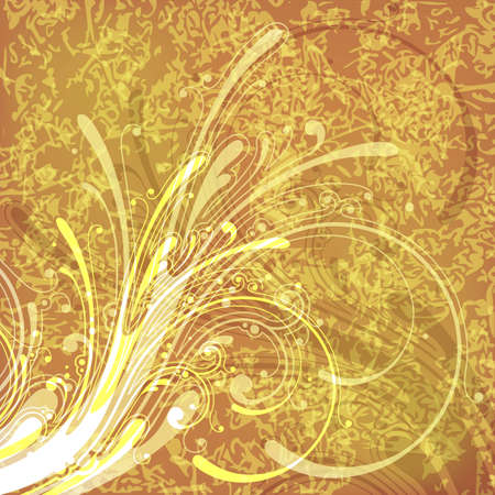 Abstract floralのイラスト素材