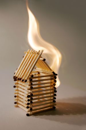 Match small houseの写真素材