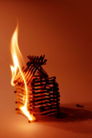 Match small houseの写真素材