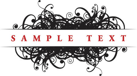 Design of a vector frame in flower styleのイラスト素材