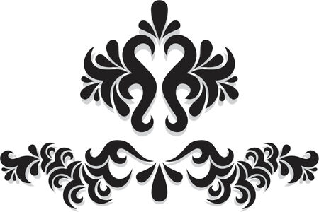 vector ornament In flower styleのイラスト素材