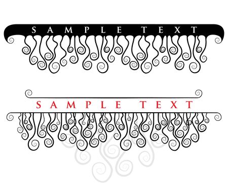 Design of a vector frame in flower styleのイラスト素材