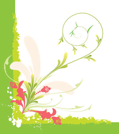 vector ornament In flower styleのイラスト素材