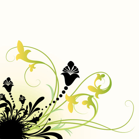 vector ornament In flower styleのイラスト素材