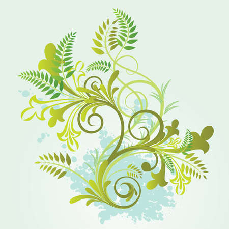 vector ornament In flower styleのイラスト素材