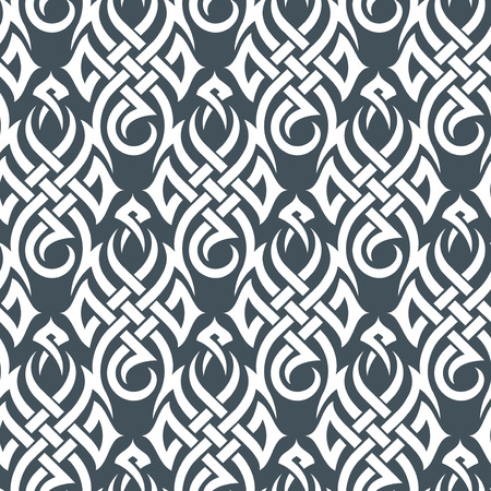 Seamless background from a tribal ornament, Fashionable modern wallpaper or textileのイラスト素材