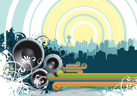 vector background for flyers and moreのイラスト素材