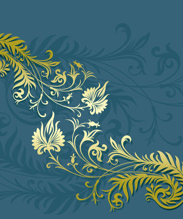 vector ornament In flower styleのイラスト素材