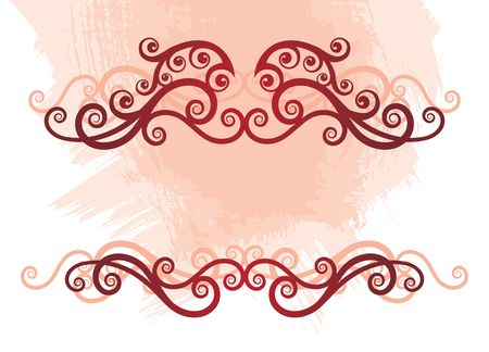  ornament In flower styleのイラスト素材