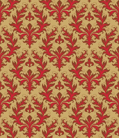 Seamless background from a floral ornament, Fashionable modern wallpaper or textileのイラスト素材