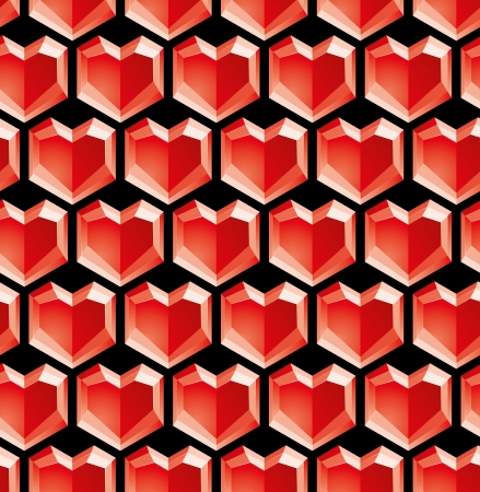 valentine diamonds background, abstract symbolのイラスト素材