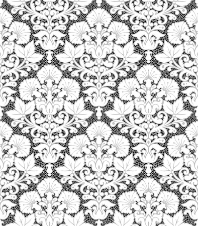 Seamless background from a vector ornament, Fashionable modern wallpaper or textileのイラスト素材