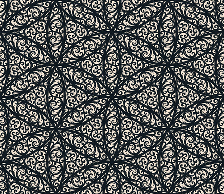 Seamless background from a vector ornament, Fashionable modern wallpaper or textileのイラスト素材