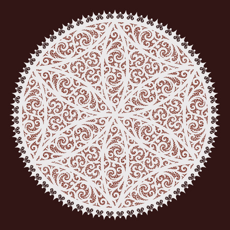 Background from a vector ornament, lacy styleのイラスト素材