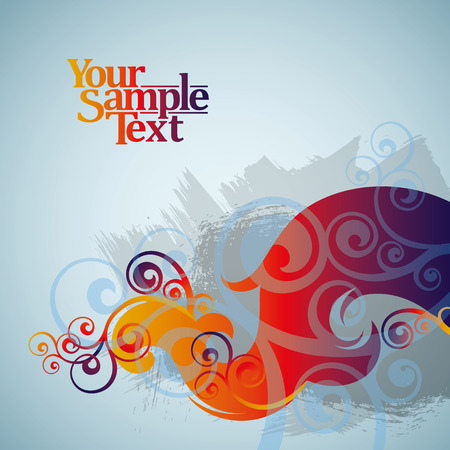 vector ornament In flower style, EPS10のイラスト素材