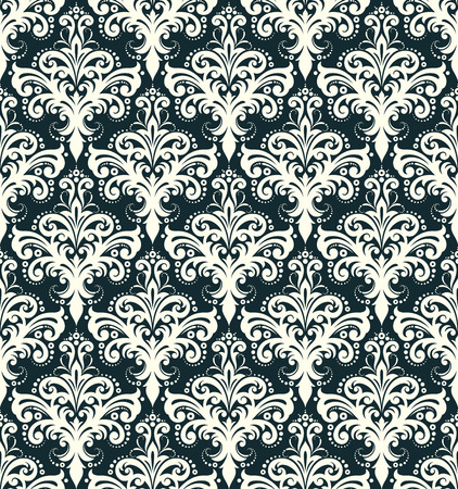 Seamless background from a floral ornament, Fashionable modern wallpaper or textileのイラスト素材