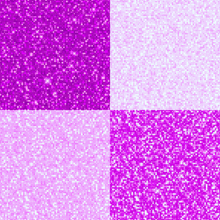 Gold seamless pattern bright texture set. Vector illustration.のイラスト素材