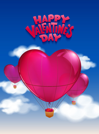 Valentine Day flyerのイラスト素材