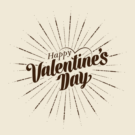 Happy Valentines Day text and lettering.のイラスト素材