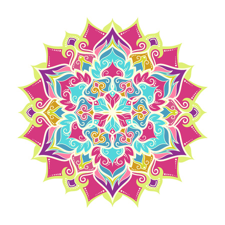 Mandala. Ethnic motifsのイラスト素材