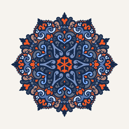 Mandala. Ethnic motifsのイラスト素材