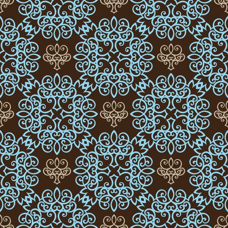 Vector damask seamless patternのイラスト素材