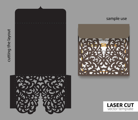 Artistic Vector laser cutting.のイラスト素材