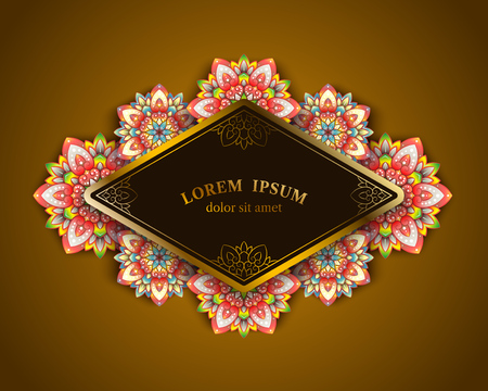 Vintage Ornament Frameのイラスト素材