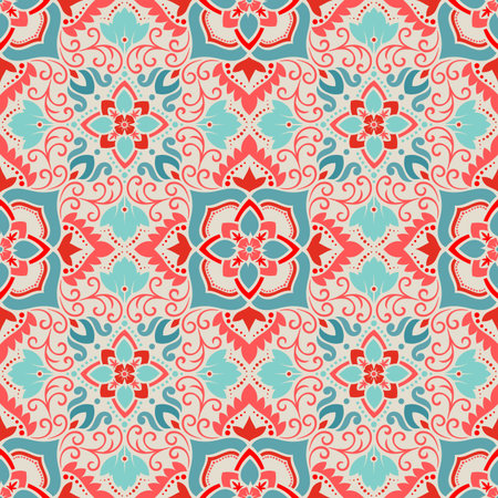 Vector damask seamless pattern