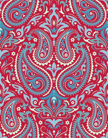 Mandala. Ethnic motifs vector seamless patternのイラスト素材
