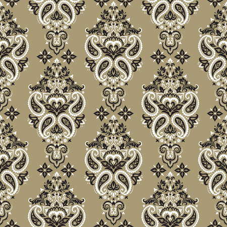 Seamless paisley patternのイラスト素材